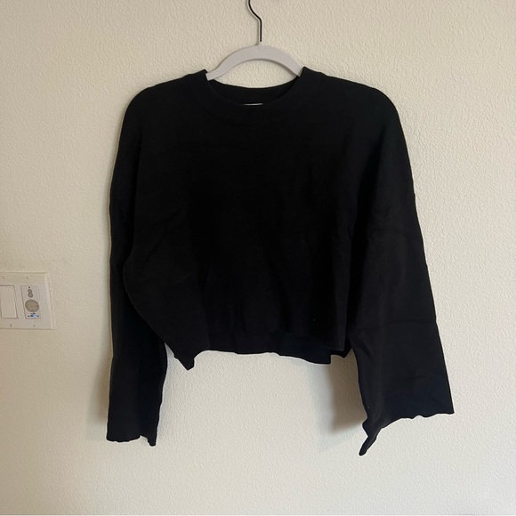 GIRL SOLDIER CROPPED SWEATER BLACK - Picture 5 of 7